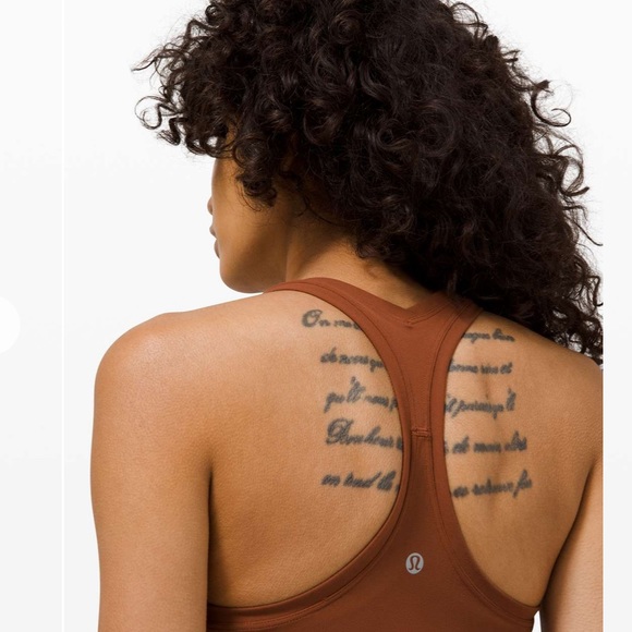 Lululemon Cool RB Short TNk Nulu Dark Terracotta - Picture 2 of 9